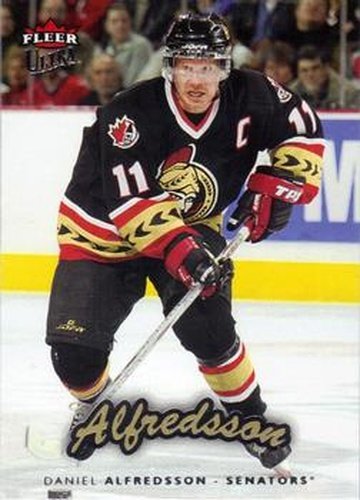 #137 Daniel Alfredsson - Ottawa Senators - 2006-07 Ultra Hockey