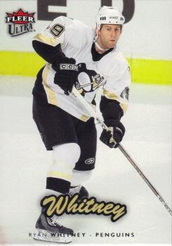 #158 Ryan Whitney - Pittsburgh Penguins - 2006-07 Ultra Hockey