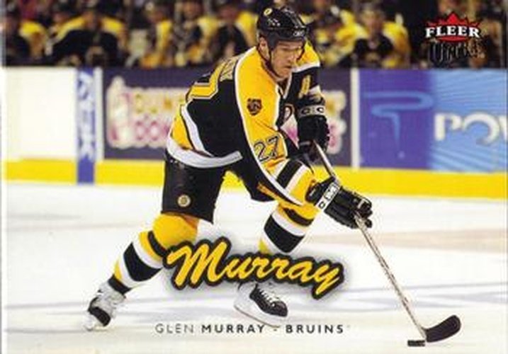 #19 Glen Murray - Boston Bruins - 2006-07 Ultra Hockey
