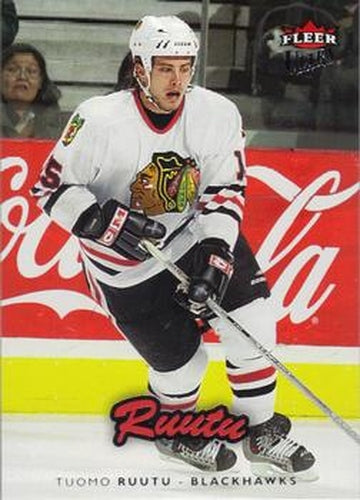 #43 Tuomo Ruutu - Chicago Blackhawks - 2006-07 Ultra Hockey