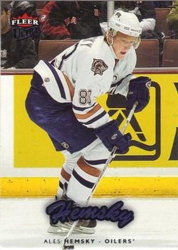 #76 Ales Hemsky - Edmonton Oilers - 2006-07 Ultra Hockey