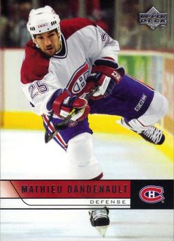 #106 Mathieu Dandenault - Montreal Canadiens - 2006-07 Upper Deck Hockey
