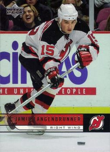 #118 Jamie Langenbrunner - New Jersey Devils - 2006-07 Upper Deck Hockey