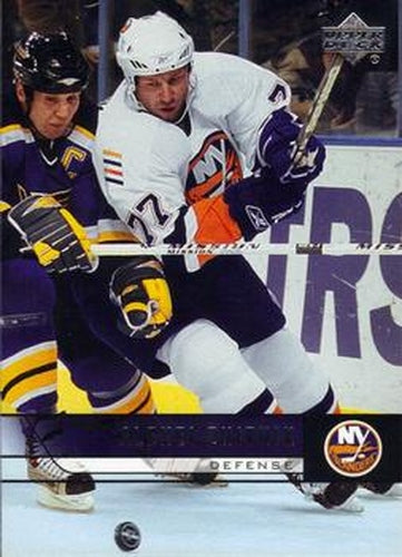 #123 Alexei Zhitnik - New York Islanders - 2006-07 Upper Deck Hockey
