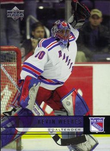 #130 Kevin Weekes - New York Rangers - 2006-07 Upper Deck Hockey