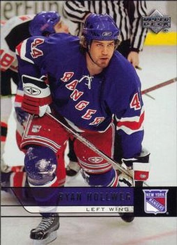 #132 Ryan Hollweg - New York Rangers - 2006-07 Upper Deck Hockey
