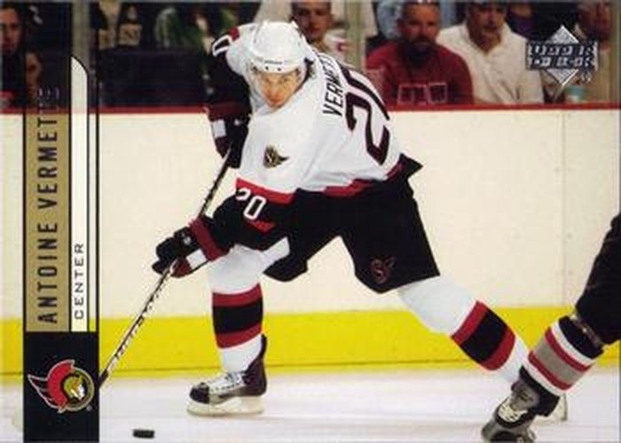 #140 Antoine Vermette - Ottawa Senators - 2006-07 Upper Deck Hockey