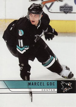 #164 Marcel Goc - San Jose Sharks - 2006-07 Upper Deck Hockey