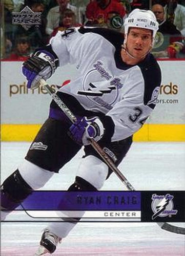 #177 Ryan Craig - Tampa Bay Lightning - 2006-07 Upper Deck Hockey