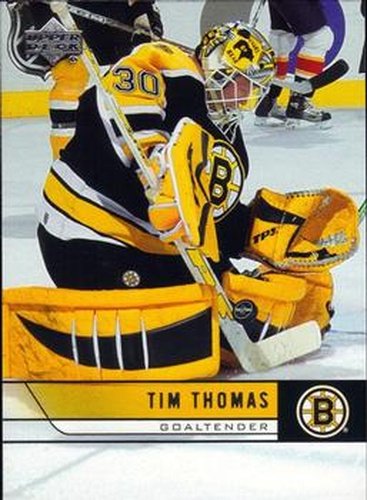 #17 Tim Thomas - Boston Bruins - 2006-07 Upper Deck Hockey
