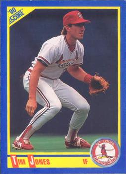 #579 Tim Jones - St. Louis Cardinals - 1990 Score Baseball