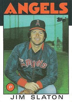 #579 Jim Slaton - California Angels - 1986 Topps Baseball