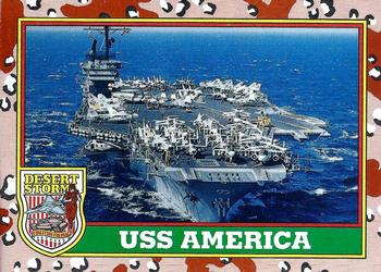 #57 USS America - 1991 Topps Desert Storm