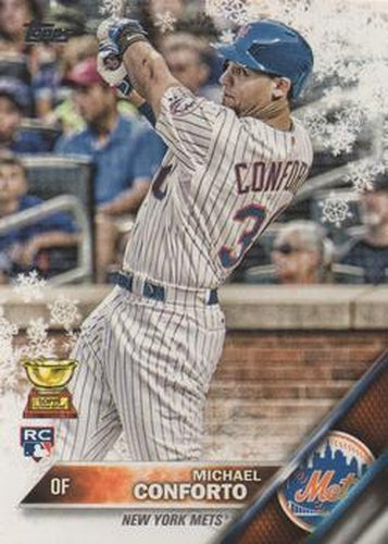 #HMW57 Michael Conforto - New York Mets - 2016 Topps Holiday Baseball