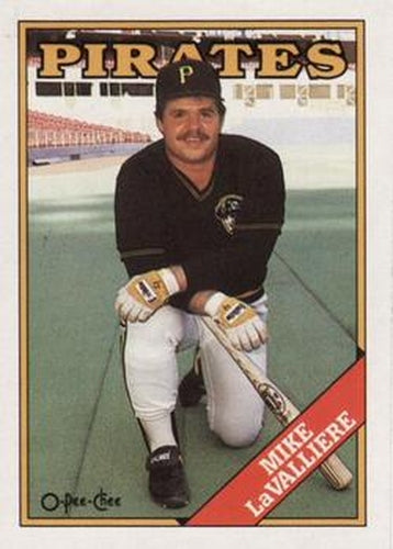 #57 Mike LaValliere - Pittsburgh Pirates - 1988 O-Pee-Chee Baseball
