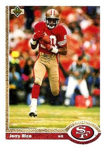 #57 Jerry Rice - San Francisco 49ers - 1991 Upper Deck Football