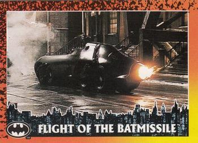#57 Flight of the Batmissile - 1992 Topps Batman Returns