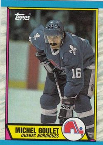 #57 Michel Goulet - Quebec Nordiques - 1989-90 Topps Hockey