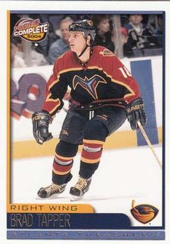 #57 Brad Tapper - Atlanta Thrashers - 2003-04 Pacific Complete Hockey