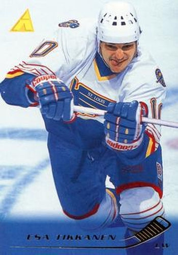 #57 Esa Tikkanen - St. Louis Blues - 1995-96 Pinnacle Hockey