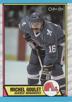 #57 Michel Goulet - Quebec Nordiques - 1989-90 O-Pee-Chee Hockey