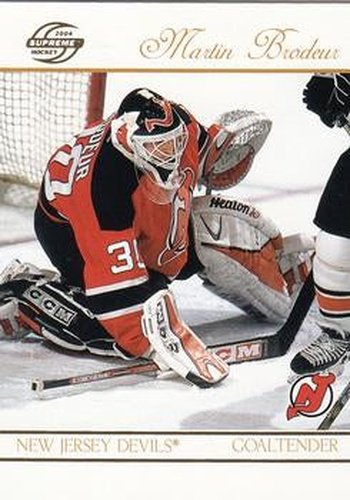 #57 Martin Brodeur - New Jersey Devils - 2003-04 Pacific Supreme Hockey