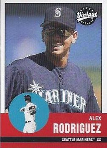 #57 Alex Rodriguez - Seattle Mariners - 2001 Upper Deck Vintage Baseball