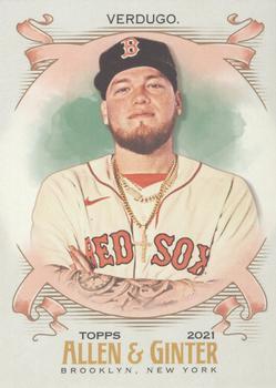 #57 Alex Verdugo - Boston Red Sox - 2021 Topps Allen & Ginter Baseball