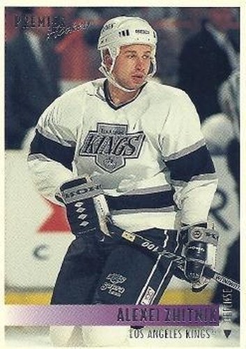 #57 Alexei Zhitnik - Los Angeles Kings - 1994-95 Topps Premier Hockey