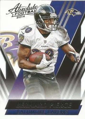 #57 Bernard Pierce - Baltimore Ravens - 2014 Panini Absolute - Retail Football