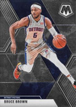 #57 Bruce Brown - Detroit Pistons - 2019-20 Panini Mosaic Basketball