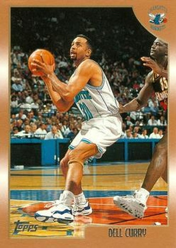 #57 Dell Curry - Charlotte Hornets - 1998-99 Topps Basketball