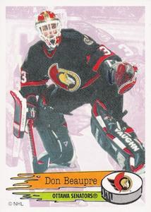 #57 Don Beaupre - Ottawa Senators - 1995-96 Panini Hockey Stickers