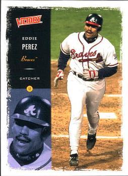 #57 Eddie Perez - Atlanta Braves - 2000 Upper Deck Victory Baseball