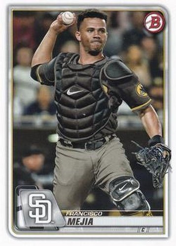 #57 Francisco Mejia - San Diego Padres - 2020 Bowman Baseball