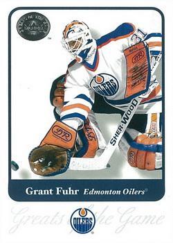 #57 Grant Fuhr - Edmonton Oilers - 2001-02 Fleer Greats of the Game Hockey