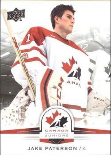 #57 Jake Paterson - Canada - 2014-15 Upper Deck Team Canada Juniors Hockey