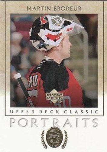 #57 Martin Brodeur - New Jersey Devils - 2002-03 Upper Deck Classic Portraits Hockey