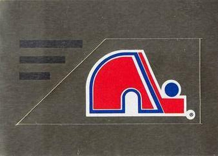 #57 Quebec Nordiques Logo - Quebec Nordiques - 1994-95 Panini Hockey Stickers