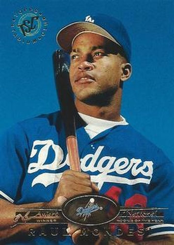 #57 Raul Mondesi - Los Angeles Dodgers - 1995 Stadium Club Baseball
