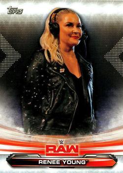 #57 Renee Young - 2019 Topps WWE RAW Wrestling