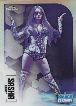 #57 Sasha Banks - 2020 Topps WWE Chrome Wrestling