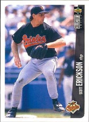 #57 Scott Erickson - Baltimore Orioles - 1996 Collector's Choice Baseball