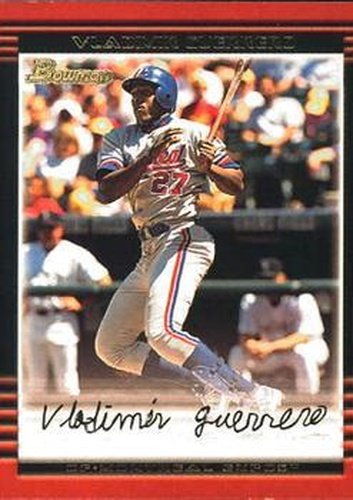 #57 Vladimir Guerrero - Montreal Expos - 2002 Bowman Baseball