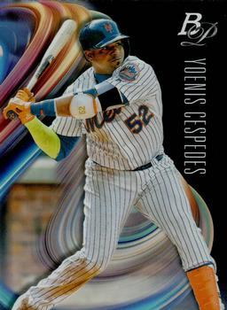 #57 Yoenis Cespedes - New York Mets - 2018 Bowman Platinum Baseball