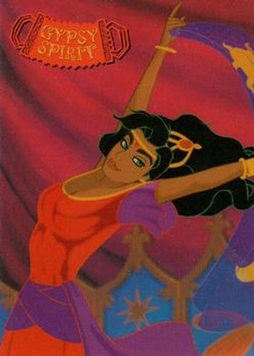 #57 Esmeralda enchants with her fiery - 1996 Skybox Hunchback of Notre Dame