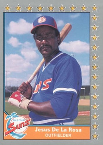 #57 Jesus de la Rosa - Gold Coast Suns - 1990 Pacific Senior League Baseball