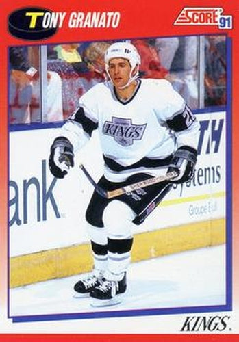 #57 Tony Granato - Los Angeles Kings - 1991-92 Score Canadian Bilingual Hockey