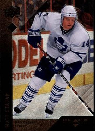 #57 Matt Stajan - Toronto Maple Leafs - 2009-10 Upper Deck Black Diamond Hockey