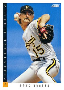 580 Doug Drabek - Pittsburgh Pirates - 1993 Score Baseball – Isolated Cards